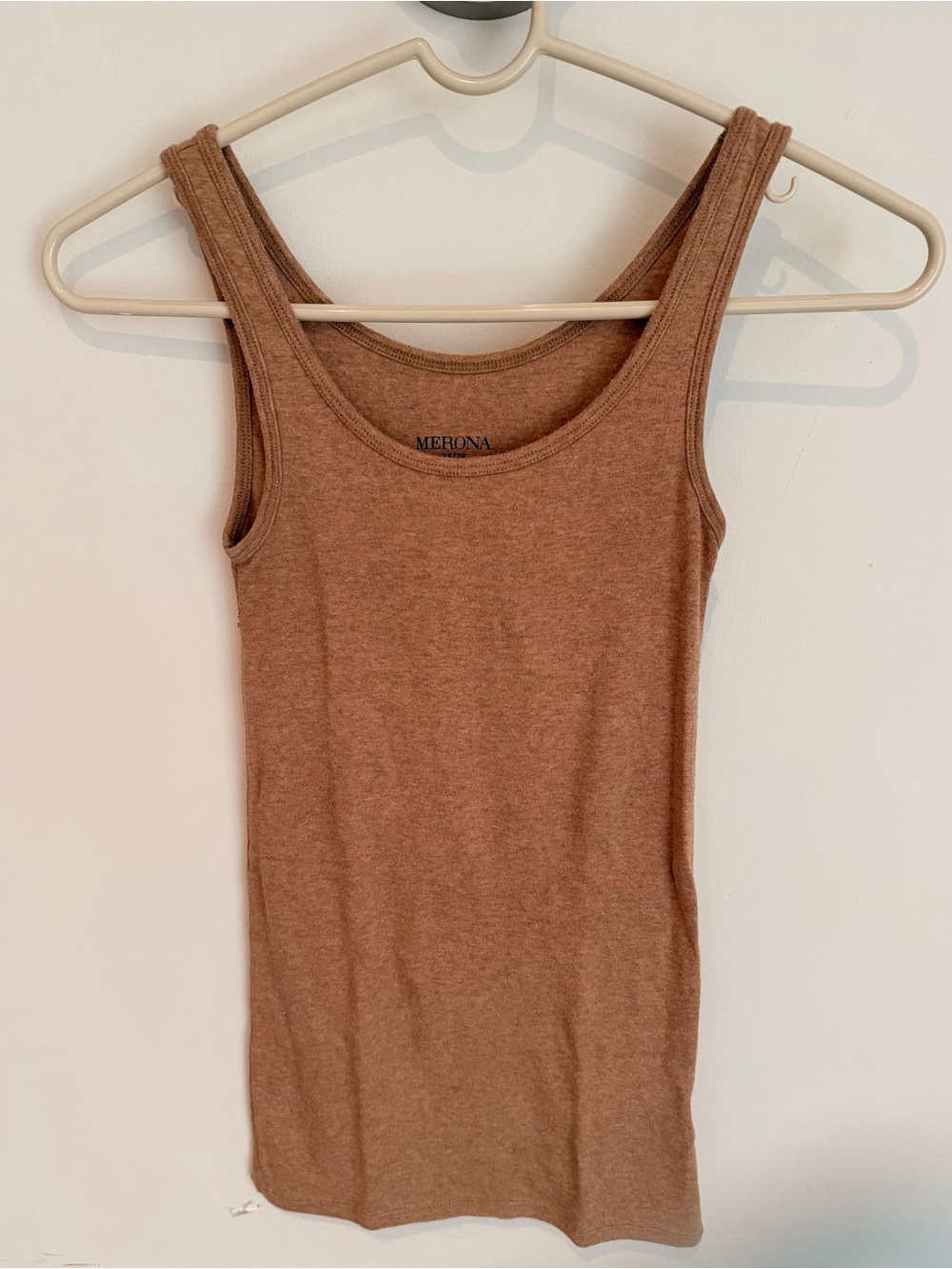 Mossimo Supply Co. Dark Mustard Scoop Long Tank Top